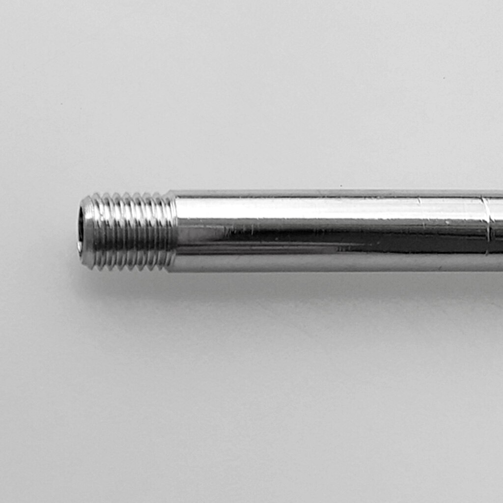 1/4"-32 Thread Tank Valve Dip Tube Standard Scuba Diving Tank Valve Silver