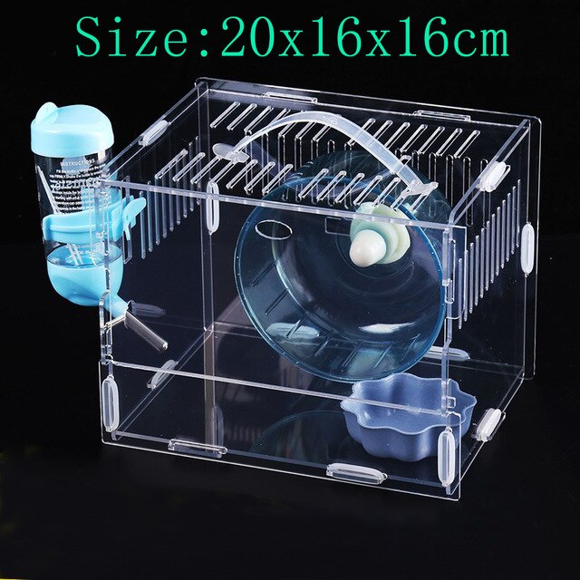 Casa de hamster quatro estações de criação incubadora cobaia gaiola de porco de grandes dimensões villa hamster ninho de bebê: 1