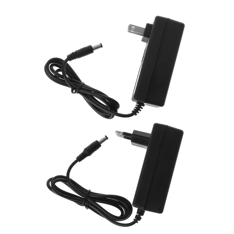 Batterilader  dc 16.8v 1a intelligent litium li-på lader strømadapter eu oss støpsel