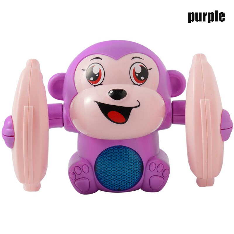 Baby Voice Control Rolling Aapje Speelgoed Lopen Zingen Hersenen Spel Kruipen Elektrische Speelgoed