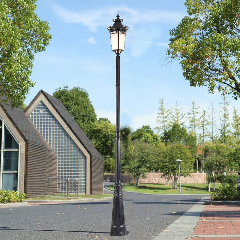 Tuinverlichting, Waterdichte Buitentuin Villa Landschapslichten, Straatverlichting, Hoge Pole Lights ≈ 240CM