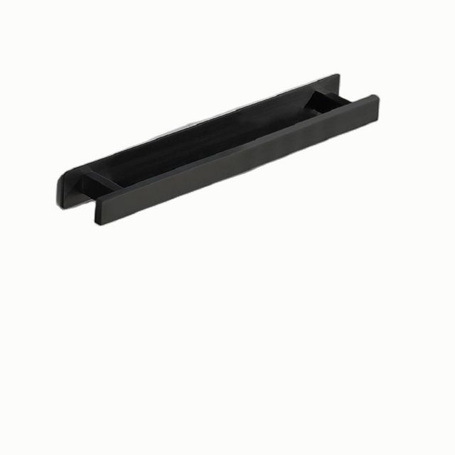 Rvs Handdoekhouder Wall Mounted Handdoek Opbergrek Punch Gratis Handdoeken Rack Duurzaam Badkamer Plank Badkamer Accessoires: black