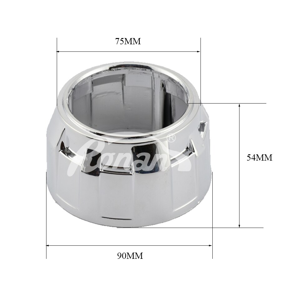 RONAN – cache-phare pour Hella kito Q5 MH1, 2.5 &quot;, 3.0&quot;, lentille de projecteur bi-xénon, éclairage de voiture