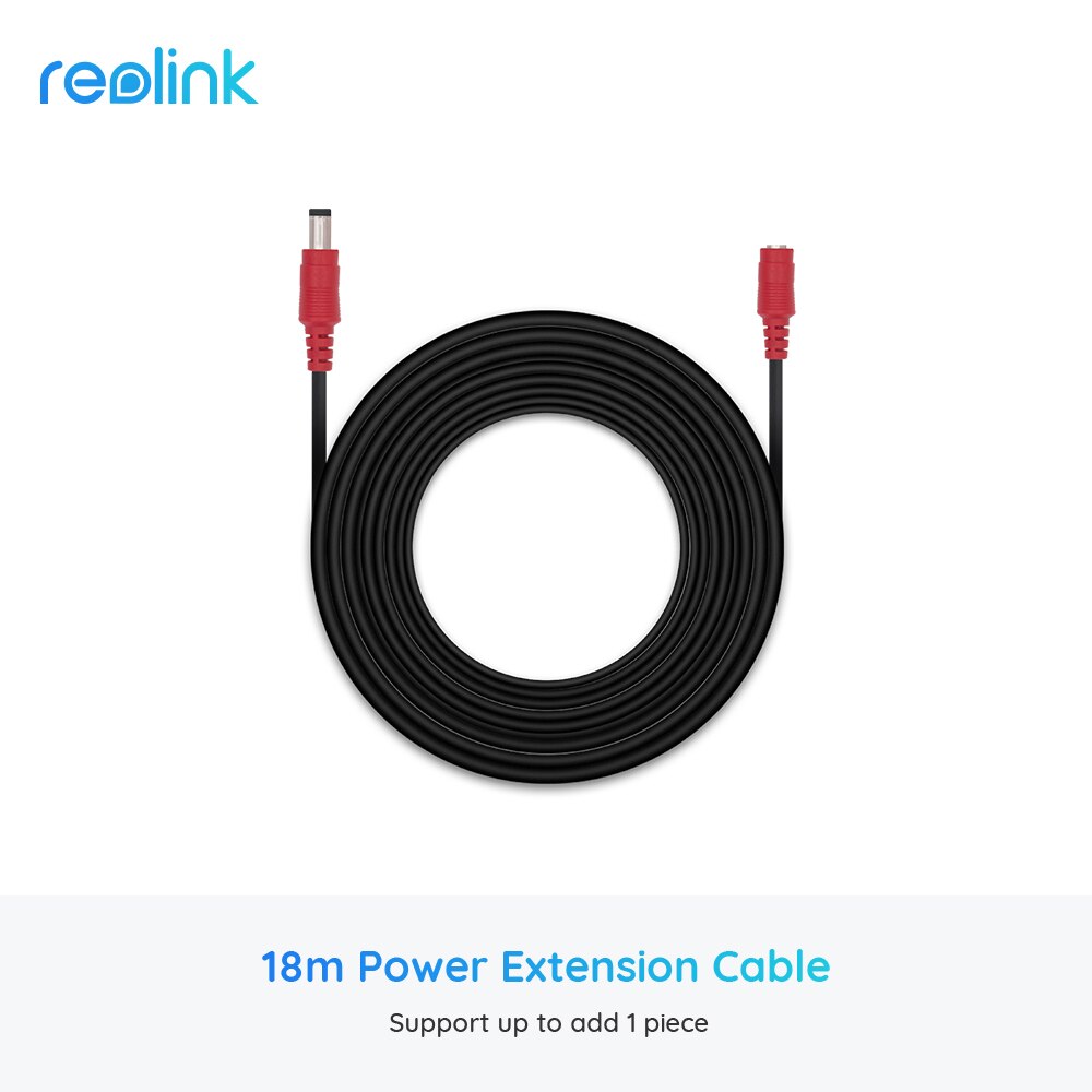 4,5 M / 18M Cable de extensión de alimentación para Reolink WIFI IP cámaras