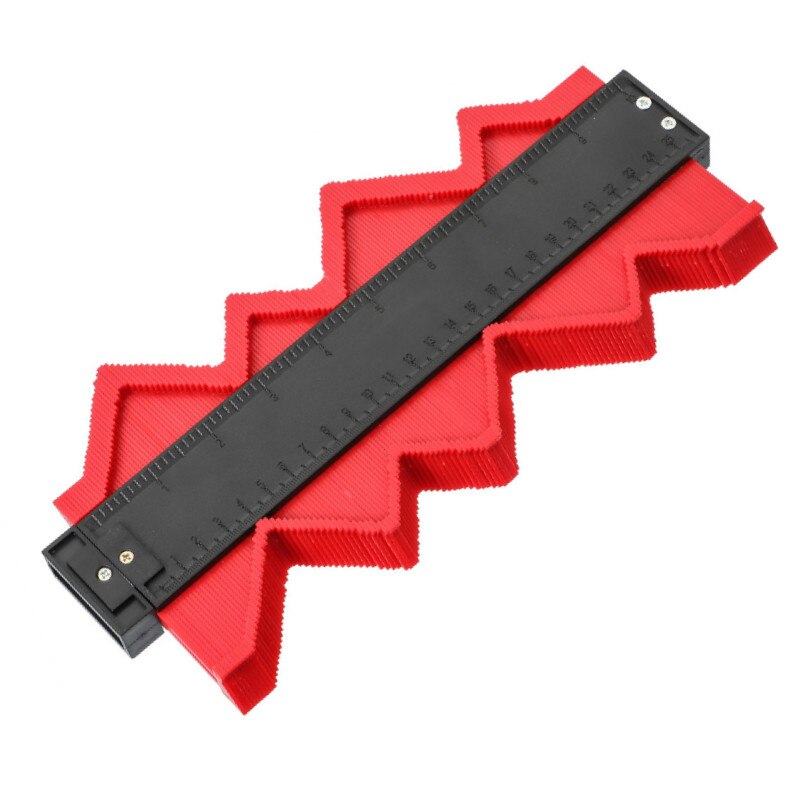 Contour Gauge Plastic Profile Gauge Multifunctional Shape Duplicator Edge Shaping Measure Ruler for Precise