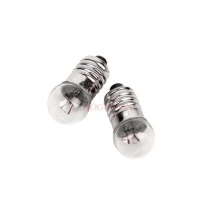 2 uds. 2.5v3.8V bombilla pequeña, Boca de rosca, linterna vintage, escuela primaria, escuela secundaria, experimento de física eléctrica