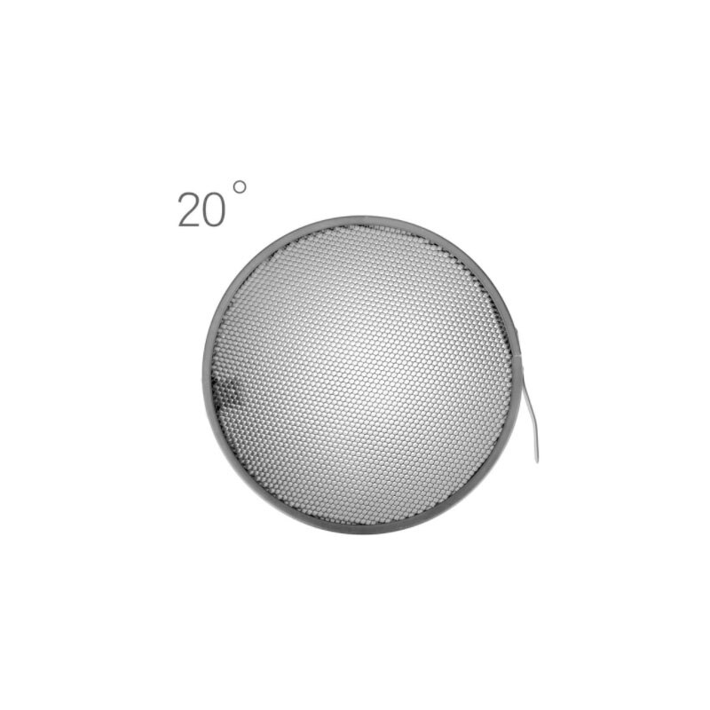 Réflecteur en aluminium grille en nid d'abeille 6.7 ''17cm 10 20 30 40 50 60 degrés pour Bowens, grille de réflecteur Standard, kit de Studio de photographie: 3mm reflector