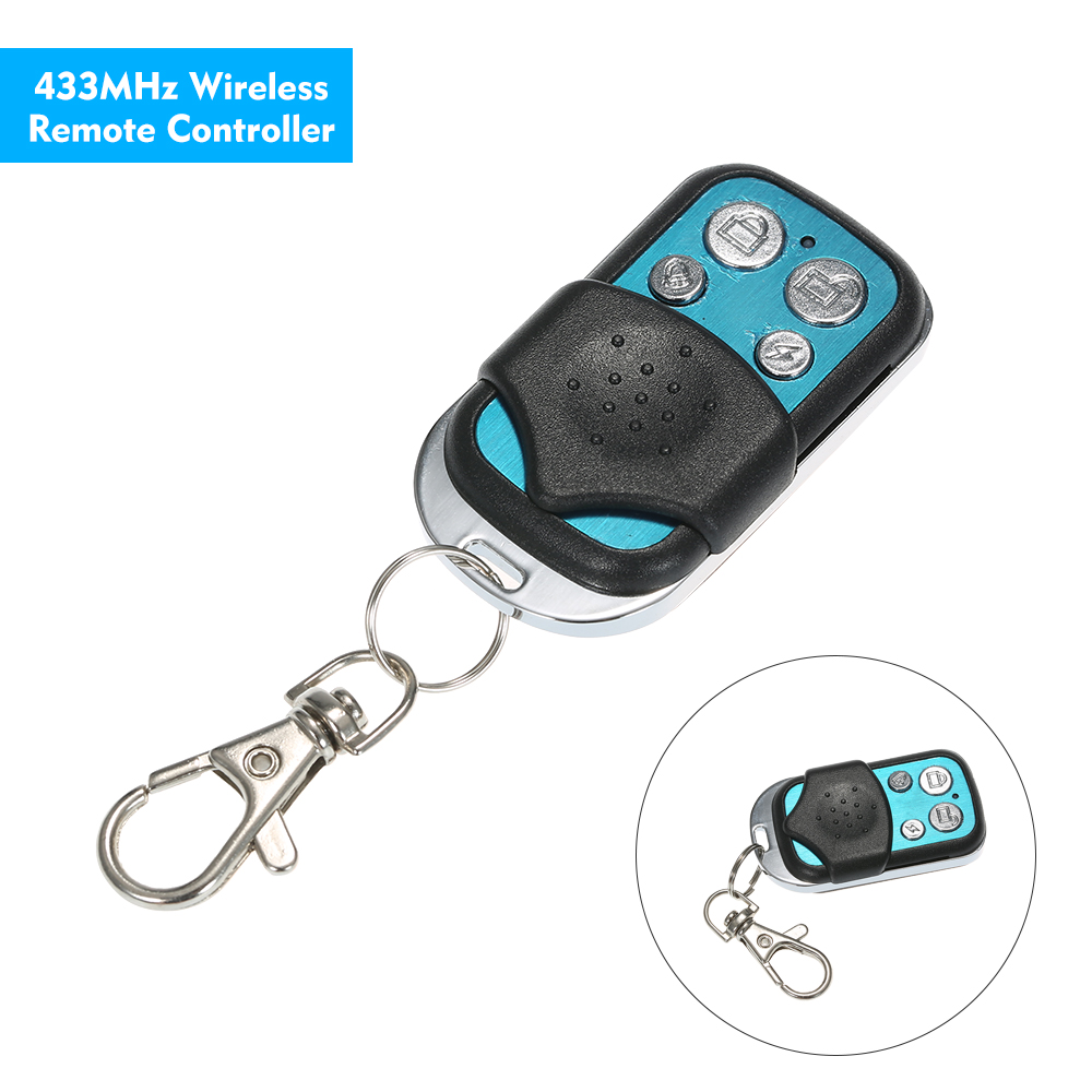 433MHz Wireless Metal Remote Controller with Keychain with Arm/Disarm/Home Arm/SOS 4 Buttons Remote Control Alarm System