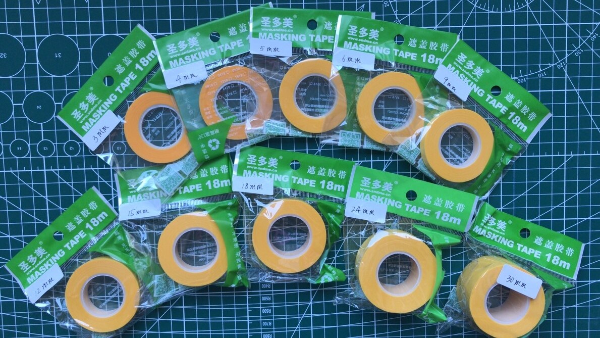 SSMODELKIT Masking Tape Retill 30MM*5 Pcs Model Special Tape