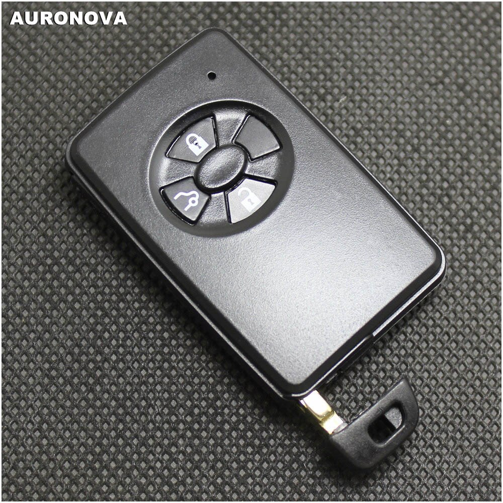 AURONOVA Replace Keyless Entry Key Shell for Toyota Reiz Rav4 Mark X Corolla Yaris 3 Buttons Remote Car Key Fob Case