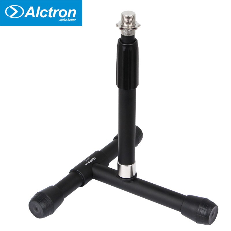 Alctron KS-2 portable desktop stand small microphone stand,light weight,adjustable,general connector easy fitting