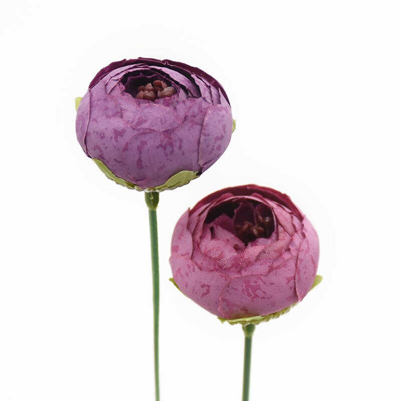 100 sztuk sztuczne kwiaty jedwabny pąki herbaty róże akcesoria robić dekoracji domu Diy broszka ślubna Scrapbooking nakrycia głowy kwiat na nadgarstek