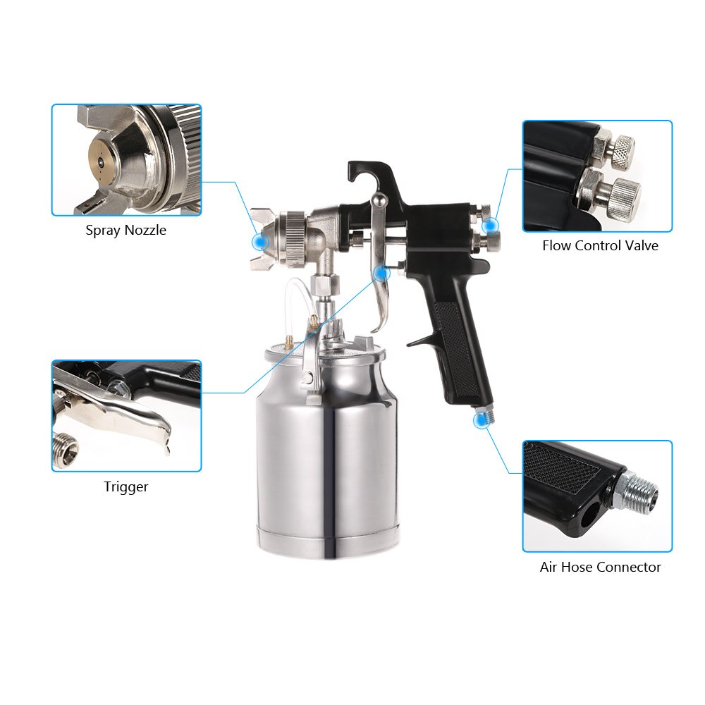 Aluminum Alloy Airbrush Set Spray Gun High Pressur... – Grandado