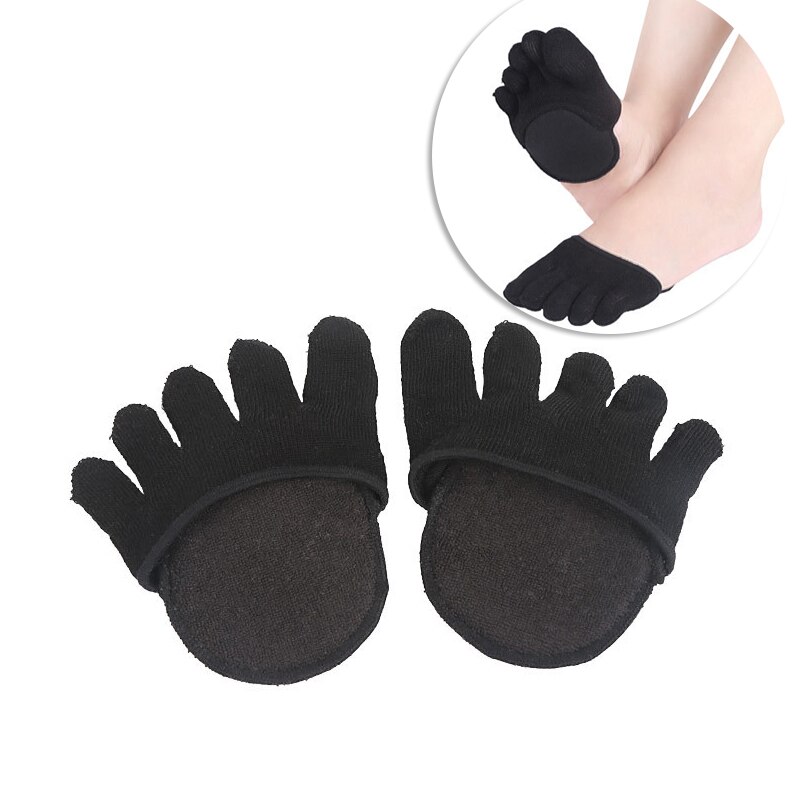 Silicone Bunion Corrector Gel Pad Stretch Nylon Hallux Valgus Protector Guard Toe Separator Orthopedic Pedicure Socks Feet Care: 1Pair style L