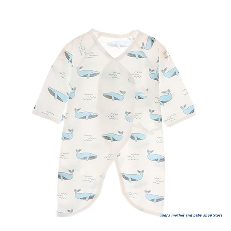 100% Natuurlijke Organische Katoen Meisje Jumpsuits Voor Baby Kids Romper Jumpsuit Peuter Broek 0-2 Jaar, zacht En Ademend 67JC: whale / 66