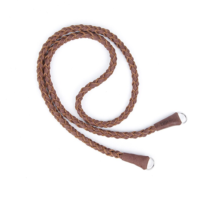 Cam-in  cs205 læder flettede slr kameraremme digital mikro enkelt kamera skulderrem rundt hul grænseflade lanyard: Cam 2652