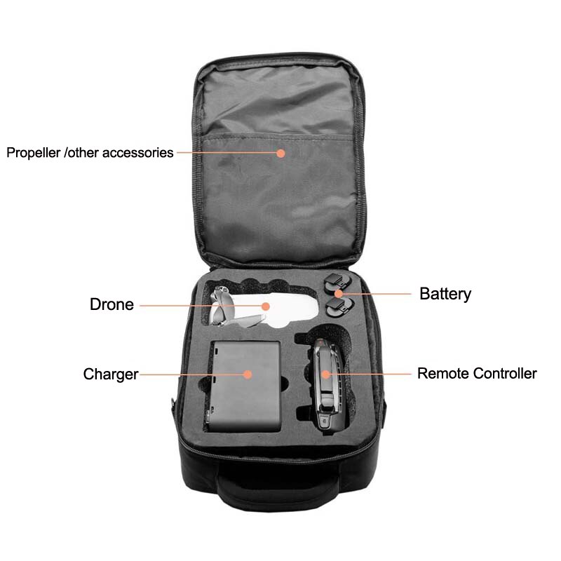 Estuche de hombro para DJI Mavic, mochila de almacenamiento fácil de llevar para Mini Dron, accesorios portátiles impermeables de EVA, mini bolsa de almacenamiento