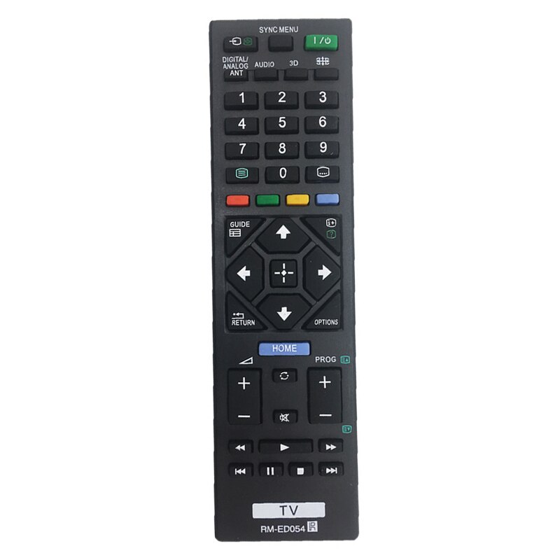 Mando a distancia RM-ED054 para Sony LCD TV KDL-32R420A KDL-40R470A TV ABS negro