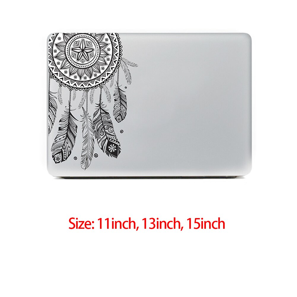 For MacBooks Protective Decals Portable Skin Waterproof Emblazonry Computer Removable Adhesive PVC Laptop Sticker