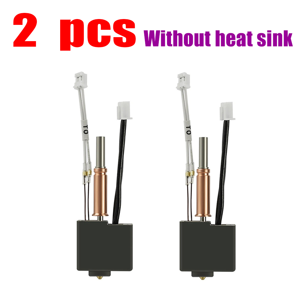 For Anycubic Kobra 3 Hotend Kit Thermistor Heating Tube 24v 50w Heater Block for Anycubic Kobra3 Combo Print Head End: WHITE