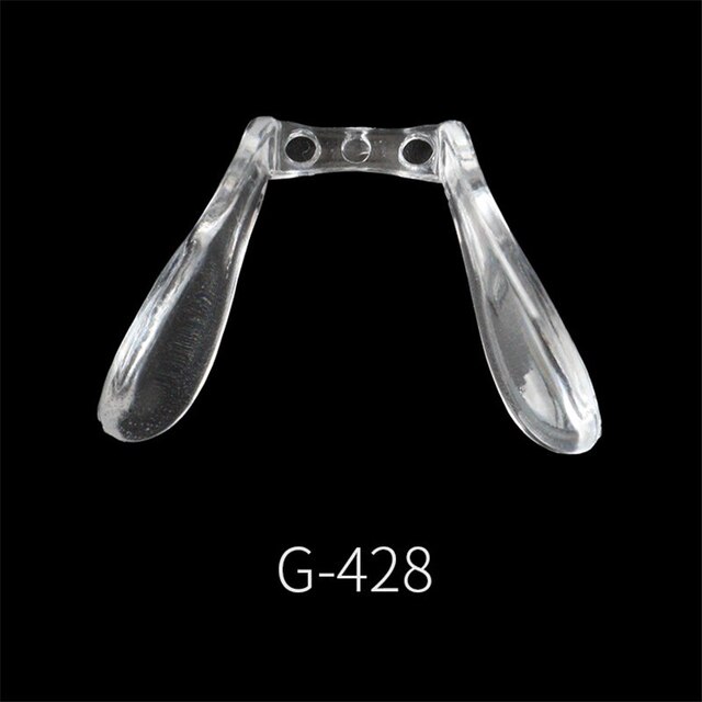 Coussinet nasal antidérapant en forme de U pour lunettes, 5 pièces/ensemble Silicone, accessoires pour lunettes de soleil, nouveauté: E