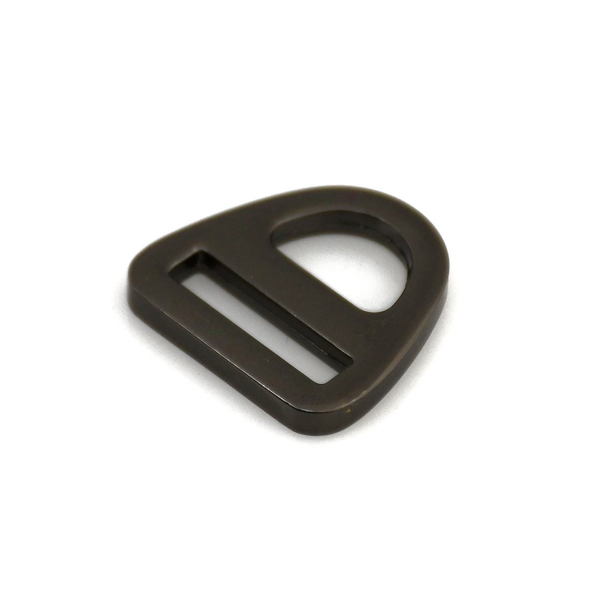 1 stücke Metall Dreieck Ring Schnalle &quot;EINE&quot; bilden Schnalle für Gurtband Leder Handwerk Tasche Gurt Gürtel Bekleidungs gepäck Zubehör: innere Durchmesser 19mm / Pistole Schwarz