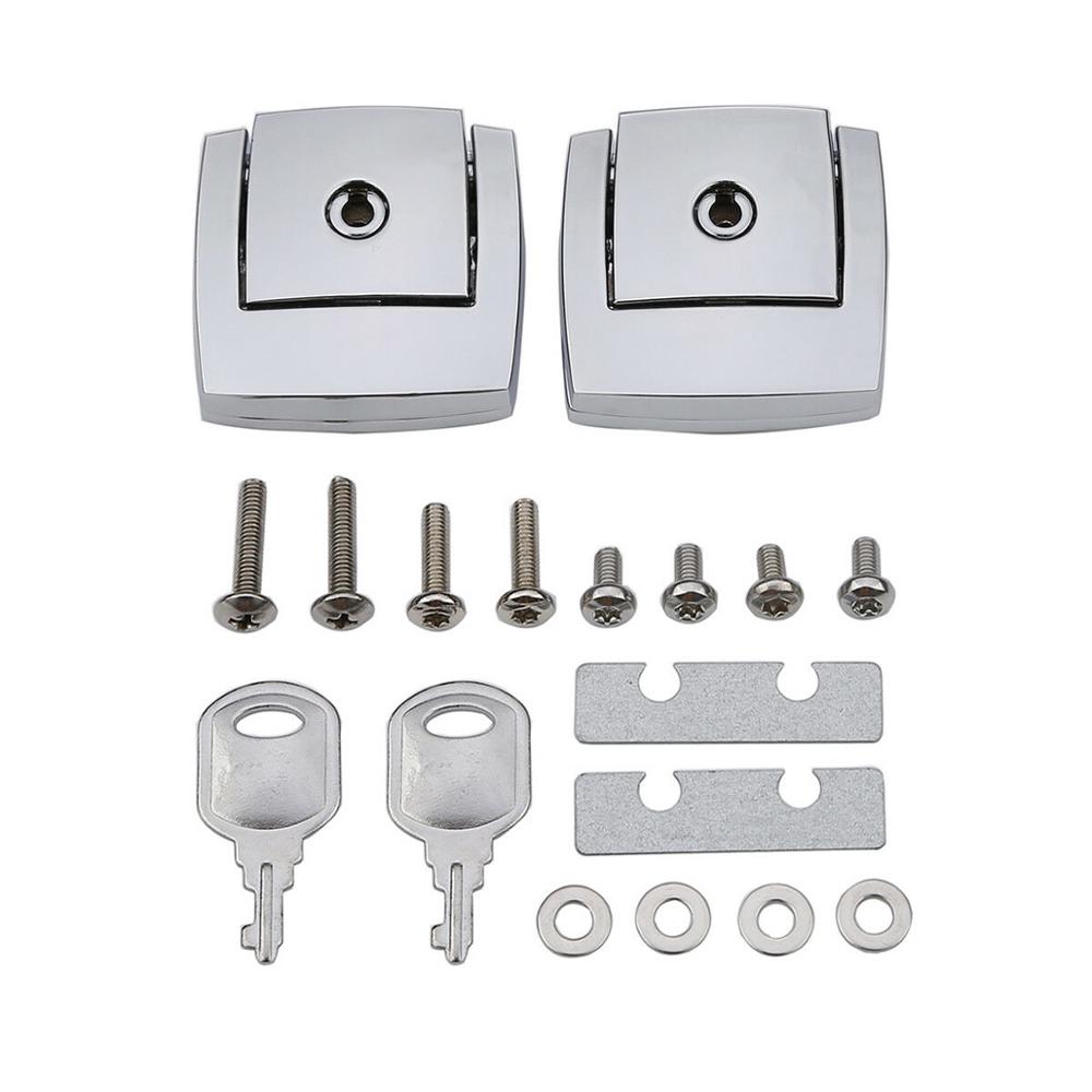 Motorcycle Razor Chopped King Pack Latches Kit For Harley Tour Pak Touring Road King Electra Glide Street Glide 1988