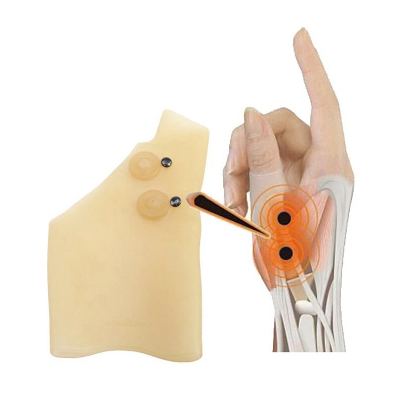 1 stk magnetisk terapi håndledshandske tenosynovitis smertelindring håndled hånd tommelfingerstøtte handsker håndledsbøjler til mænd kvinder