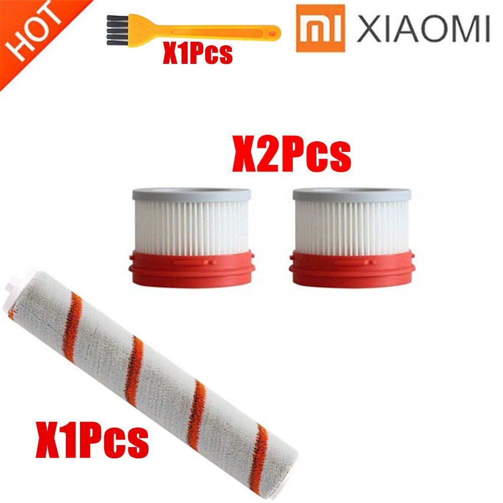 Kit de pièces détachées pour aspirateur à main sans fil Xiaomi Dreame V8 V9 V9B V9P XR V10 V11, filtre HEPA, rouleau et brosse: 4pcs-set