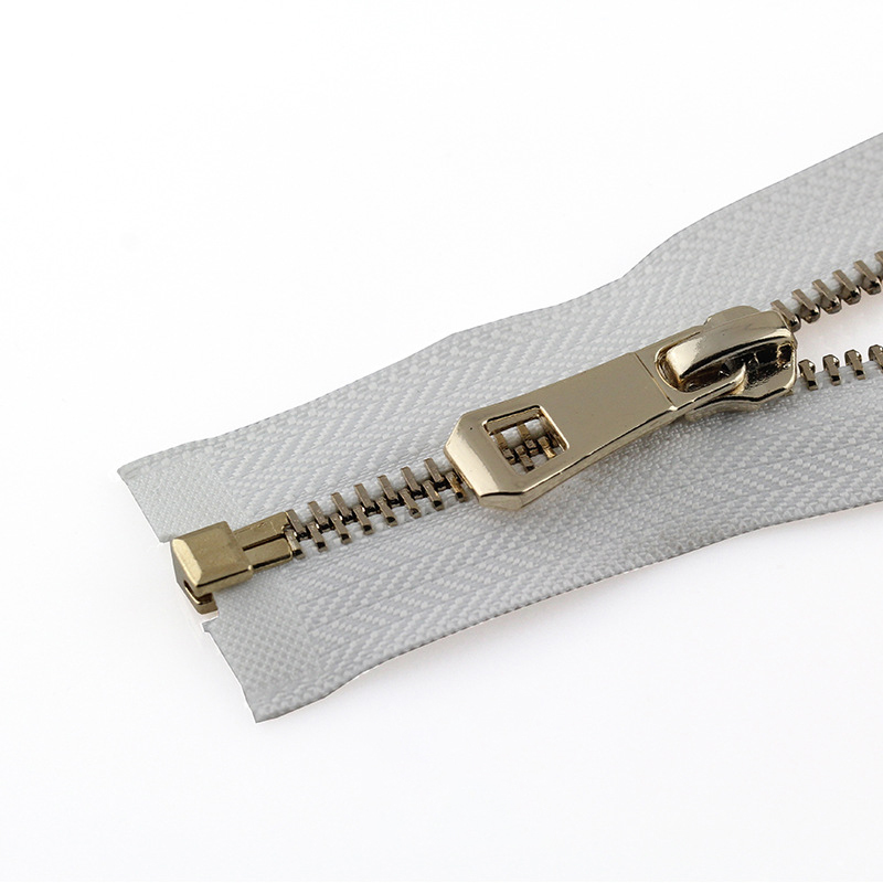 5# 55/65/75cm Open-End Auto Lock Metal Zipper Diy Handcraft For Clothing Pocket Garment Shoes Bags Sewing Accessori: Laser Bright / Option3