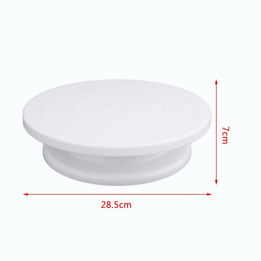 Cake Decorating Plastic Turntable Practical Table Rotating Disc Turntable Non Slipping Bakeware Baking Tool
