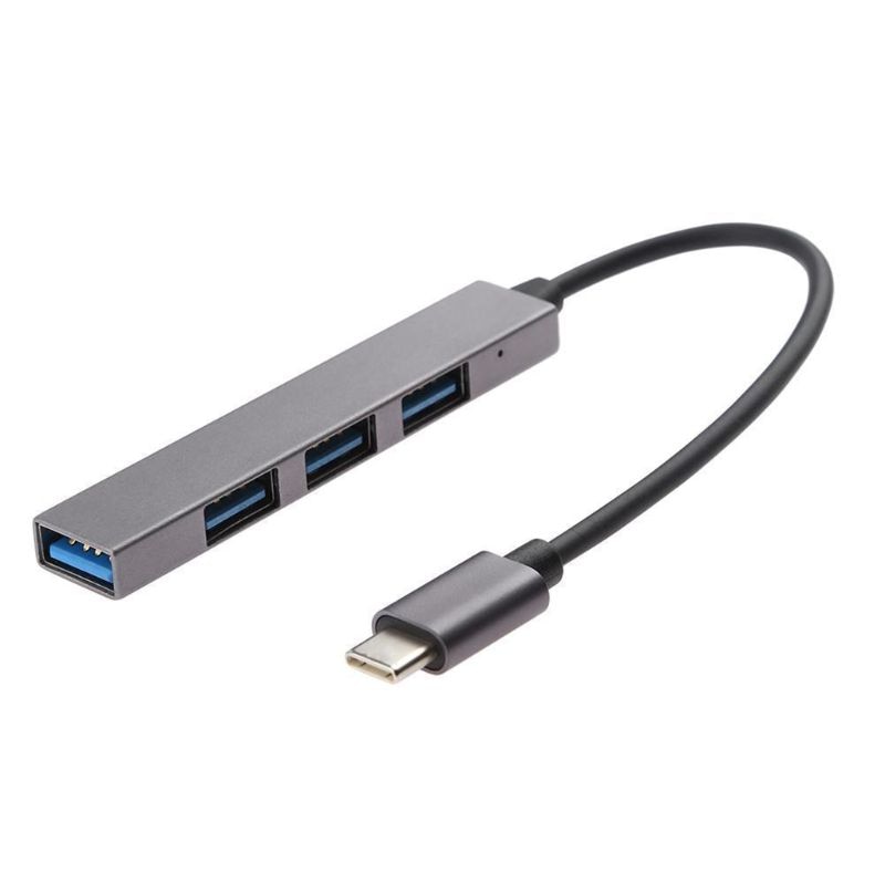 USB C HUB Type C tot 4 USB 3.0 Adapter Voor Macbook Pro Mobiele Telefoon Laptop #917