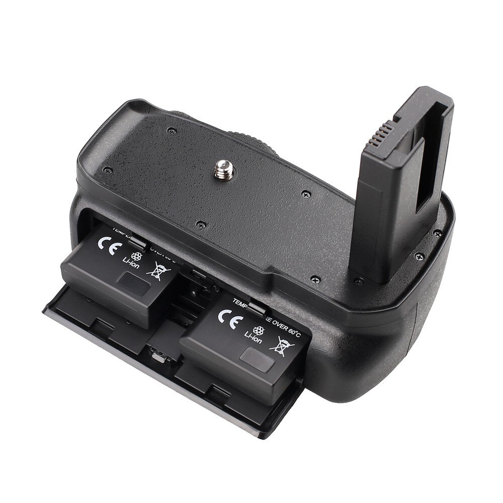 Travor Battery Grip Holder for Nikon D3100 D3200 D3300 DSLR camera with 2pcs EN-EL14 battery and 2pcs Microfiber Cleaning Cloth