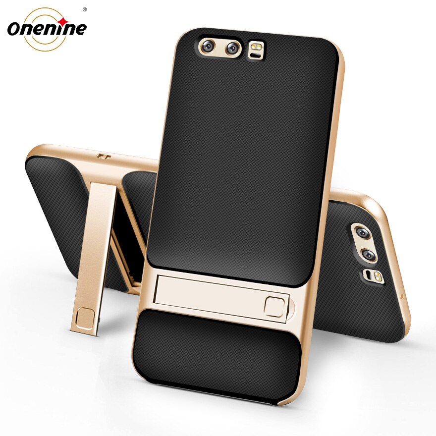 Fundas traseras para Huawei P10/P10 Plus fundas de silicona 3D soporte Original híbrido 360 armadura protectora para teléfono móvil HuaweiP10 p10Plus
