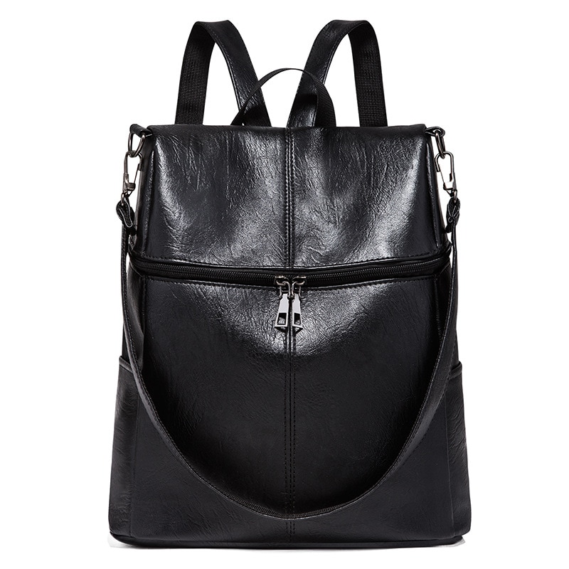 neue frauen anti-diebstahl rucksack Britischen stil, PU leder Solide schule tasche casual tragbaren reise tasche