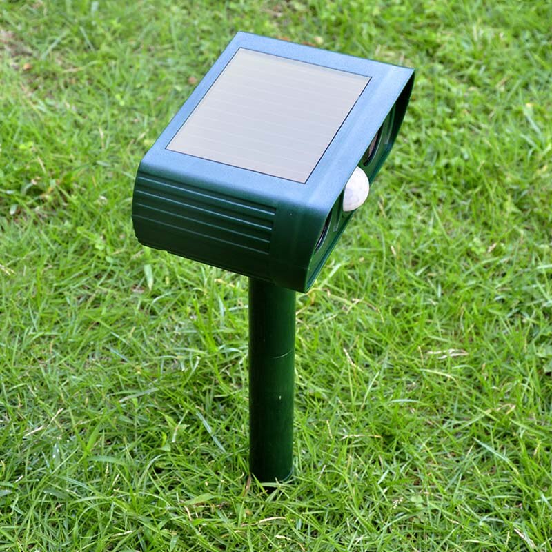 Solar Power Hond Ongediertebestrijder Scarer Ultrasone Infrarood Sensor Repellent Voor Tuin Outdoor DNJ998