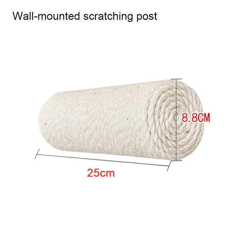 Wall-mounted Cat Bridge Cat Tree House Climbing Frame Star Scratching Post Cat Ladder Step Kitten Jumping Platform Pet Furniture: White scratch post