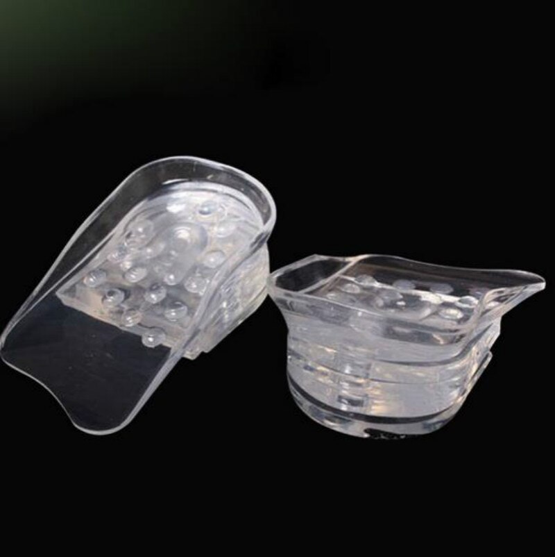 Comfortabele Binnenzool Toename Lift Shoe Pad Taller Tot 5 Lagen Siliconengel Inserts Heel Schoenen Plantillas De Gel Verhogen