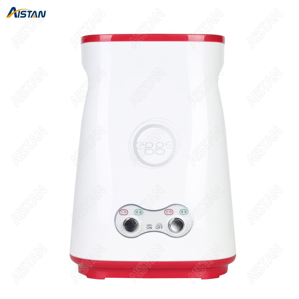 JDQ101/JDQ201 Hands-Free Automatic Electric Vertical Nonstick Easy Quick Egg Cooker Breakfast Egg Sausage Roll Cup Machine: Double Hole White-R