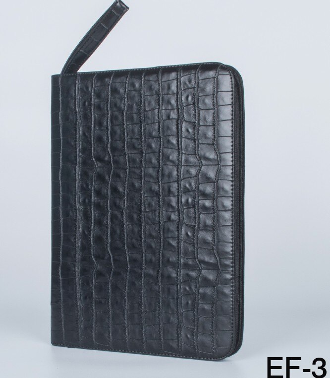 Sort farve fyldepen pu læder taske opbevaringsholder til 48 kuglepenne rullepenne taske: G