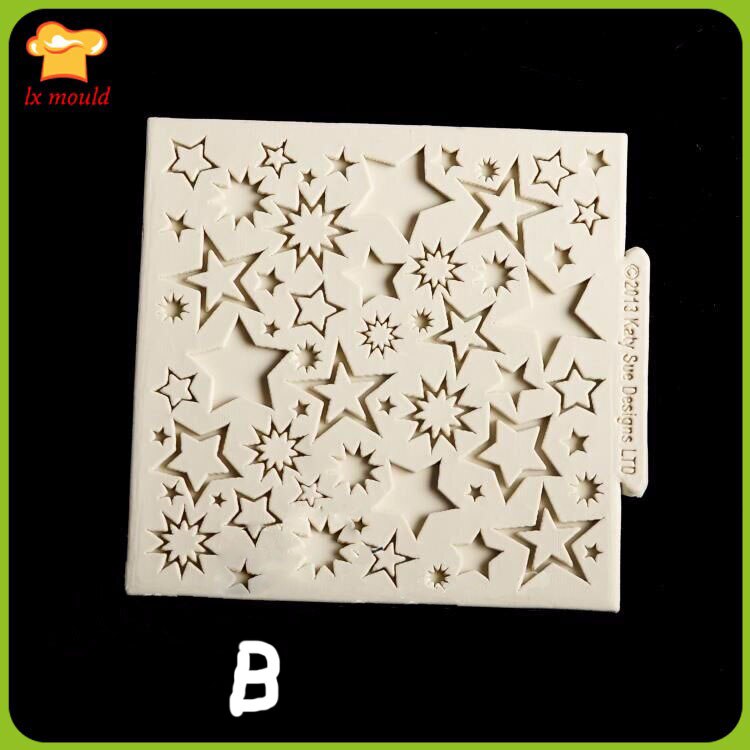 Textur designs spitze silikon form für kuchen dekorieren zucker paste formen: B