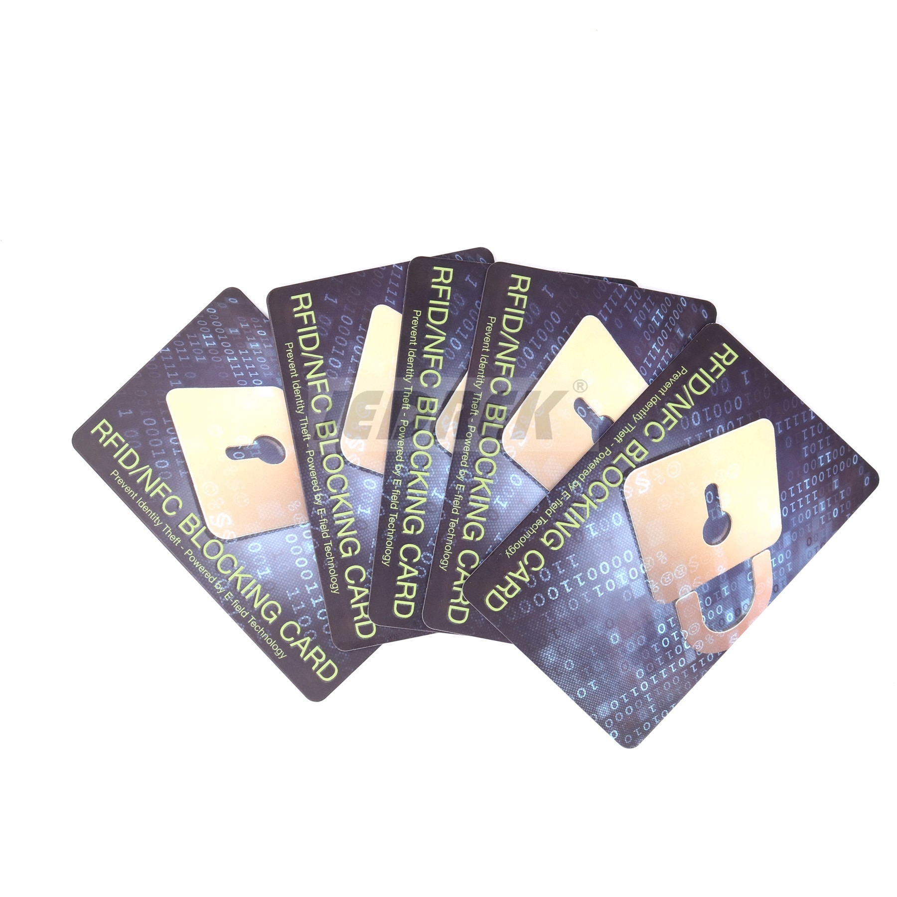 5PCS/Lot Anti Theft Credit Card Shield Rfid Protector Shield PVC Card Blocking Prevent Unauthorized Scanning Non Card Sleeve