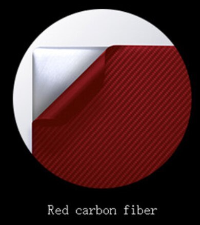 Specjalna naklejka na naklejkę z winylu z włókna węglowego na Apple Ipad Pro 11 2021 wersja: Red Carbon fiber