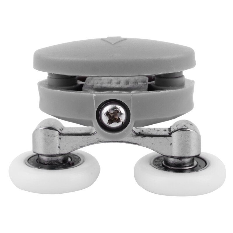 4x Twin Shower Glass Door Top / Bottom Rollers Runners Wheels Pulleys 23mm