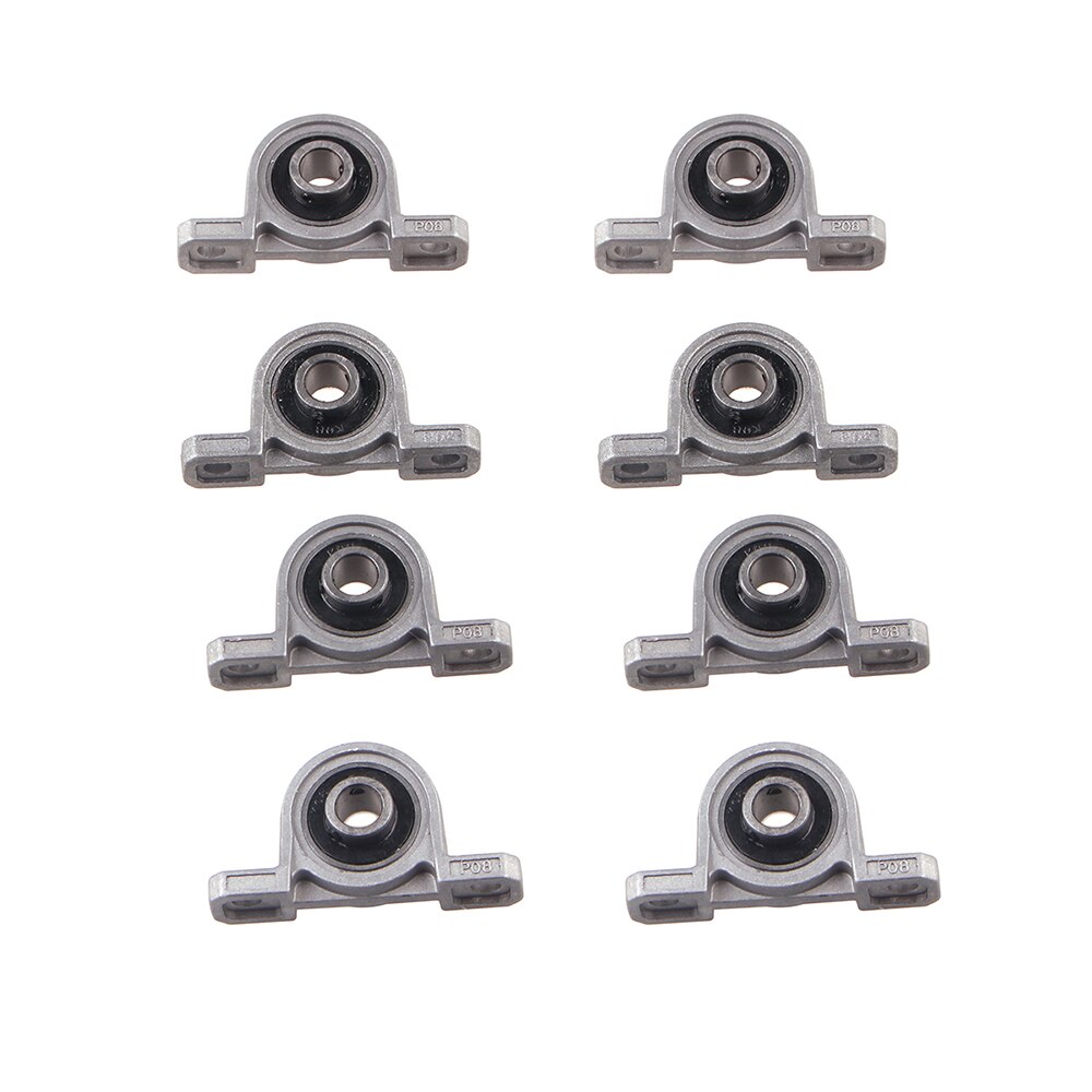 10pcs Zinc Alloy KP08 KP000 KP001 Kp003 Kp005 Kp006 Diameter 8mm 10mm 12mm 17mm Bore Ball Bearing Pillow Block Mounted Support