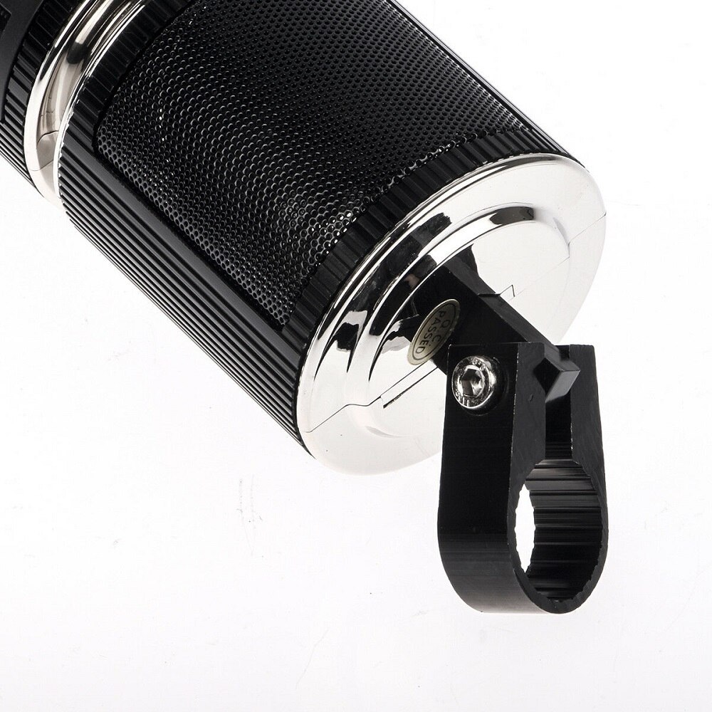 Black Radio System Stereo Handlebar Speaker Waterproof Bluetooth Motorcycle MP3 FM Radio Player Stereo Speakers