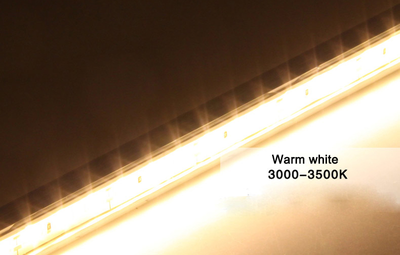 Barre lumineuse LED étanche IP68 DC 12V 50cm SMD 5050 bande lumineuse LED rigide pour piscine cuisine sous armoire