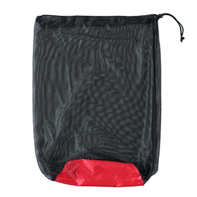 Outdoor Compression Sack Hiking Ultralight Camp Sleeping Bag Cover Pouch Clothing Stuff Drawstring Closure