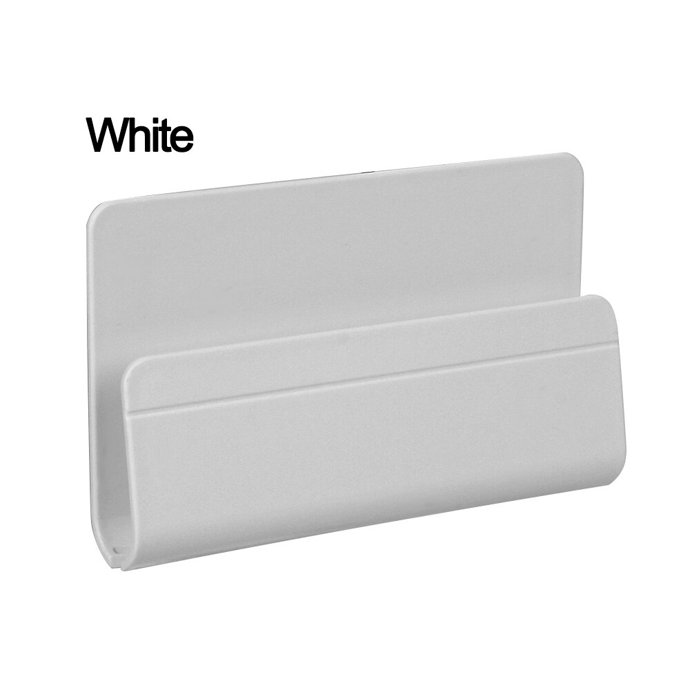 Support mural suspendu pour téléphone portable, étagère suspendue multifonctionnelle, outils de rangement et d'organisation à domicile, 1 pièce: white