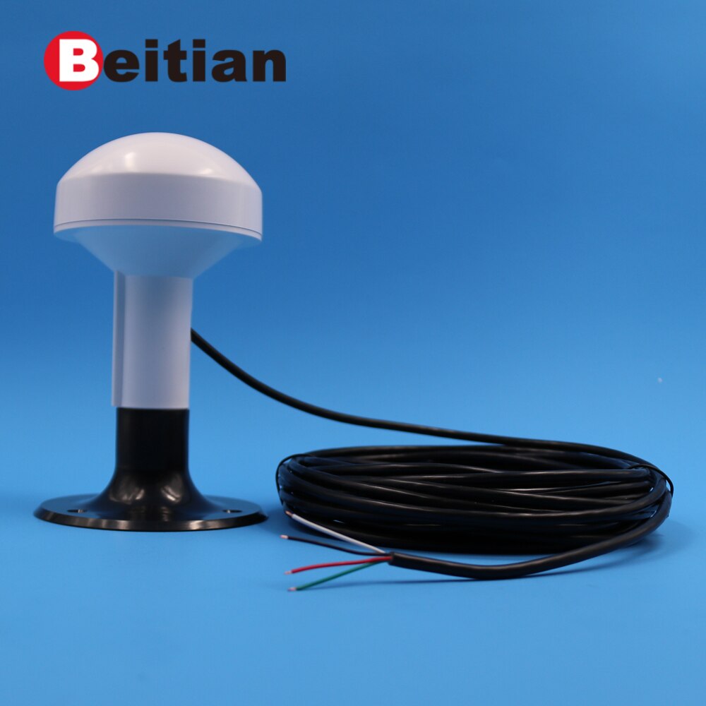 BEITIAN boat ship Marine GPS receiver,RS-232 DIY Connector,Mushroom-shaped case,plastic base,12V,9600 bps,BP-280N